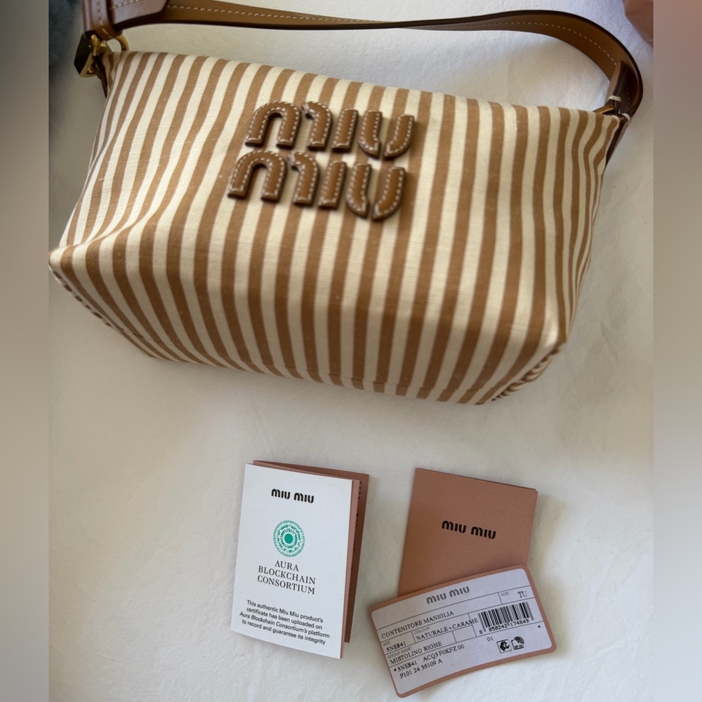 Miu Miu Striped Jacquard Bag - Picture 4 of 4